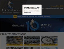 Tablet Screenshot of ciadoscabos.com.br